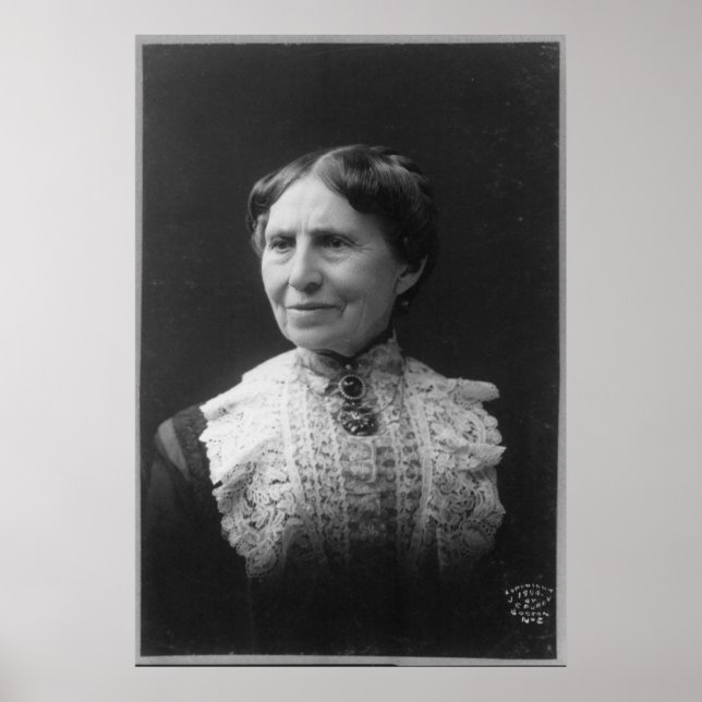 Portrait of Clara Barton Later in Life Poster (Front)