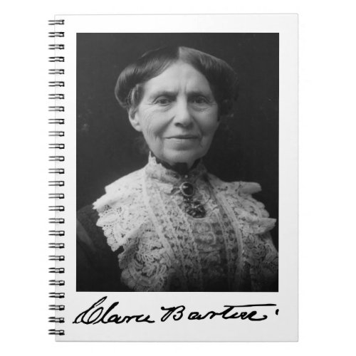 Portrait of Clara Barton Notebook