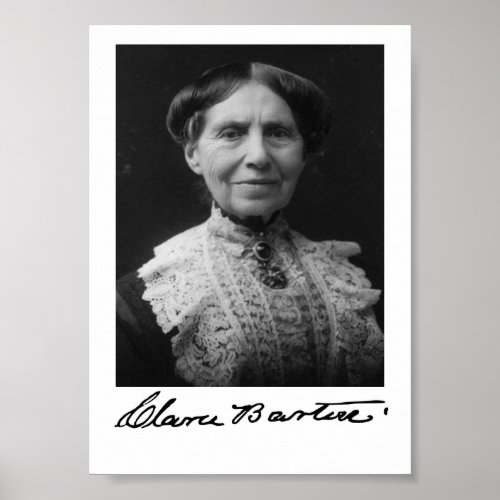 Portrait  of Clara Barton Poster