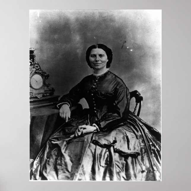 Portrait of Clara Barton Poster (Front)