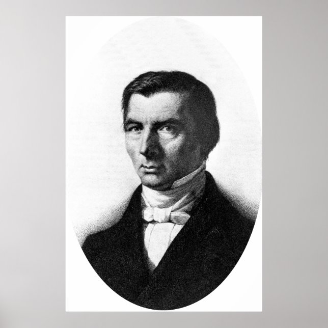 Portrait of Classical Liberal Frederic Bastiat Poster (Front)