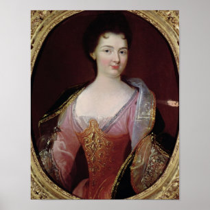 Portrait of Claudine Alexandrine Guerin Poster