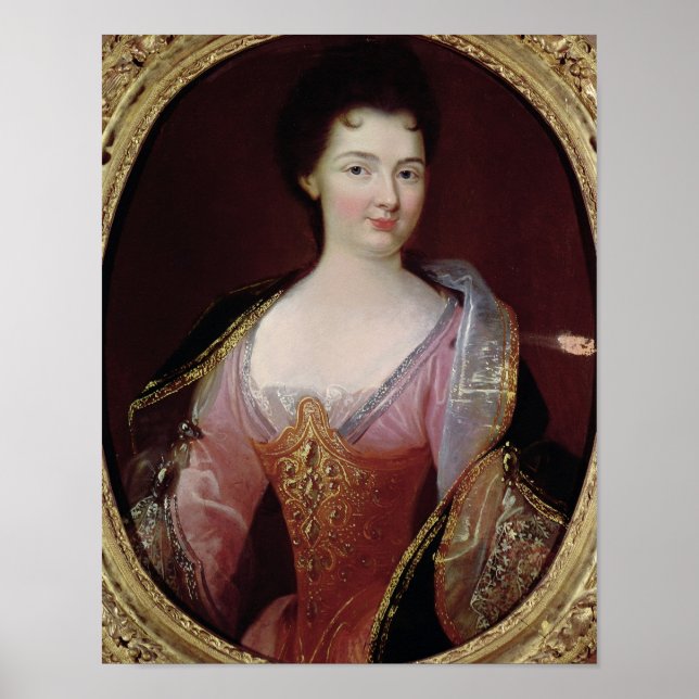 Portrait of Claudine Alexandrine Guerin Poster (Front)