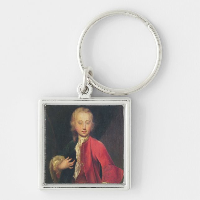 Portrait of Comte Maurice de Saxe Keychain (Front)