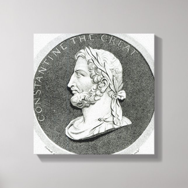 Portrait of Constantine the Great Canvas Print (Front)