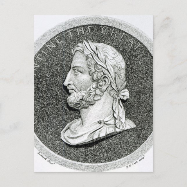 Portrait of Constantine the Great Postcard (Front)