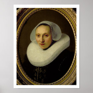 Portrait of Cornelia Pronck, Wife of Albert Cuyper Poster