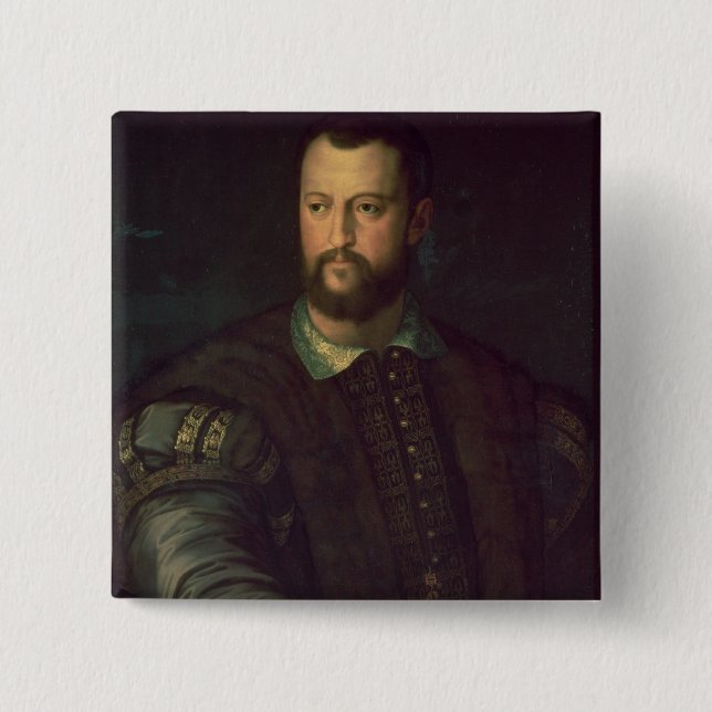 Portrait of Cosimo I de' Medici  1559 Button (Front)
