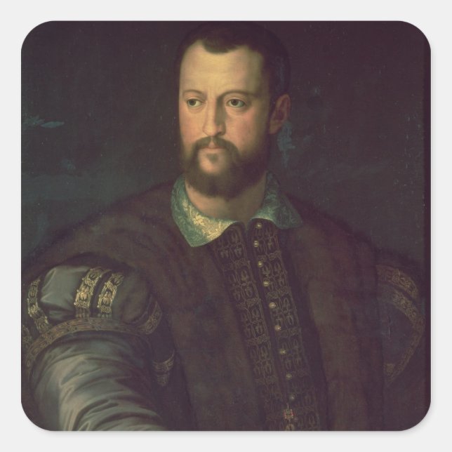 Portrait of Cosimo I de' Medici  1559 Square Sticker (Front)