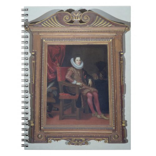 Portrait of Cosimo II deMedici 1590_1621 oil o Notebook