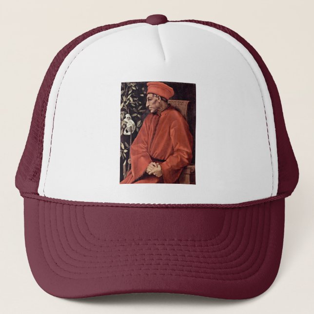 Portrait Of Cosimo Il Vecchio De' Medici, By Ponto Trucker Hat (Front)