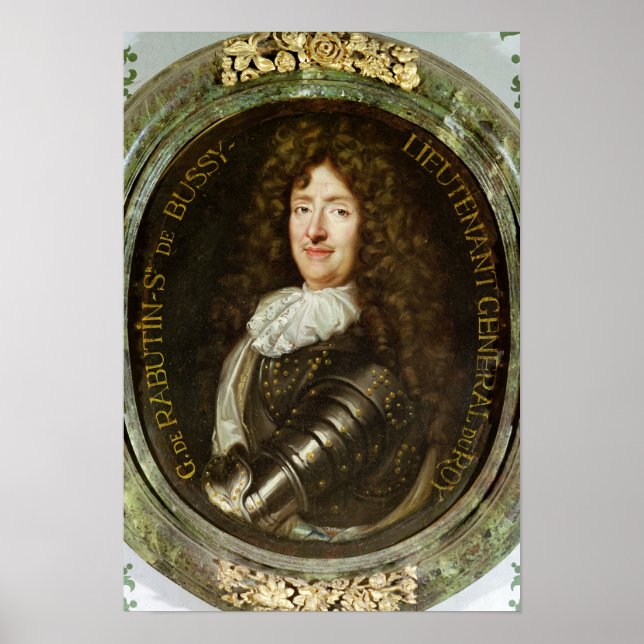 Portrait of Count Roger Bussy de Rabutin Poster (Front)