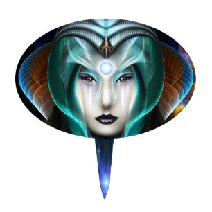Portrait Of Cyiria Cake Topper