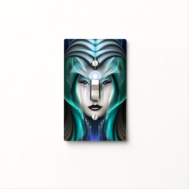 Portrait Of Cyiria Light Switch Cover (In Situ)