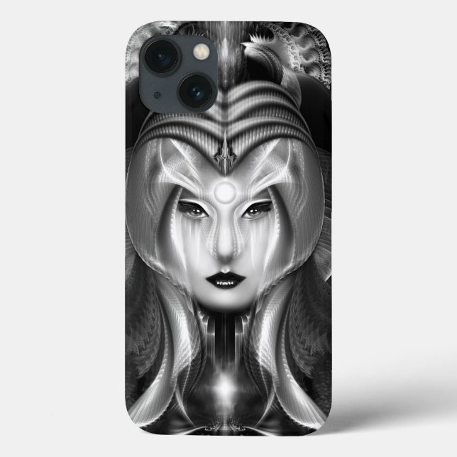 Portrait Of Cyiria Midnight Bright iPad Mini Case (Back)
