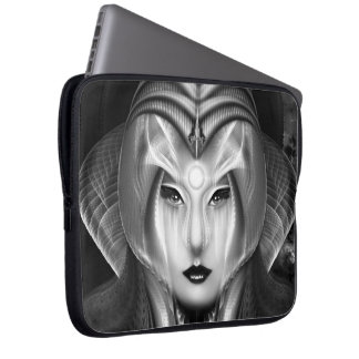 Portrait Of Cyiria Midnight Bright Laptop Sleeve