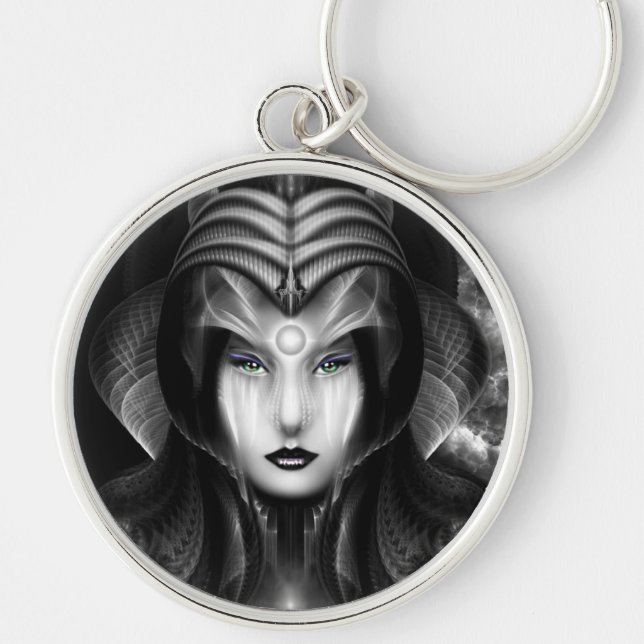 Portrait Of Cyiria Midnight Keychain (Front)