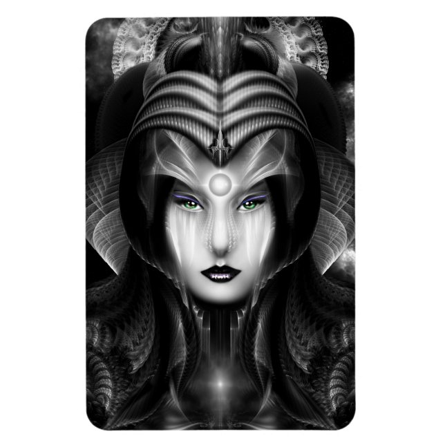 Portrait Of Cyiria Midnight Photo Magnet (Vertical)