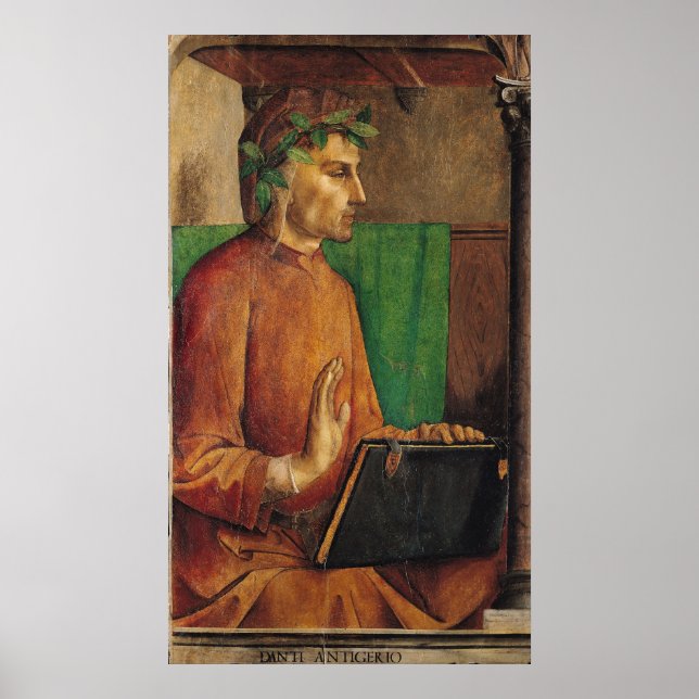 Portrait of Dante Alighieri , c.1475 Poster (Front)
