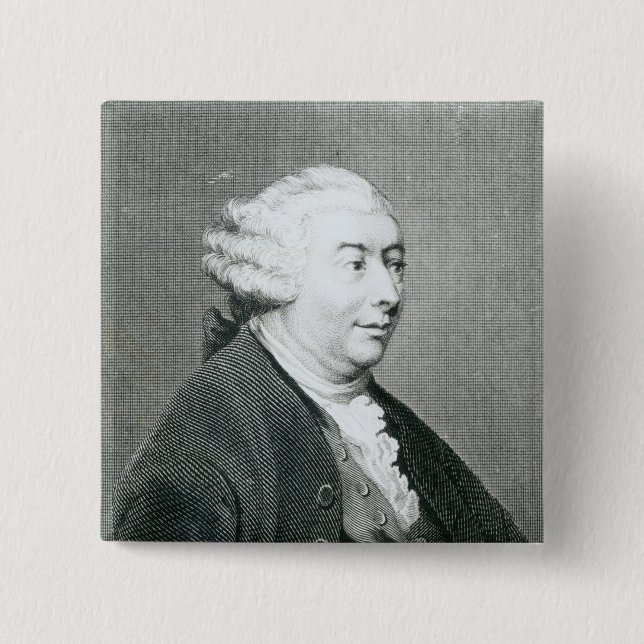 Portrait of David Hume Button (Front)
