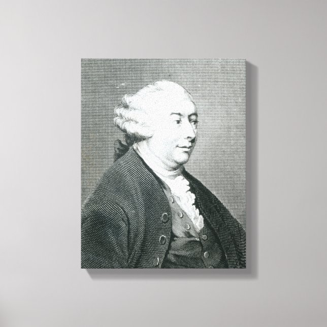 Portrait of David Hume Canvas Print (Front)