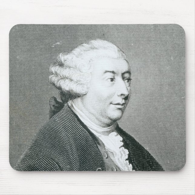 Portrait of David Hume Mouse Pad (Front)