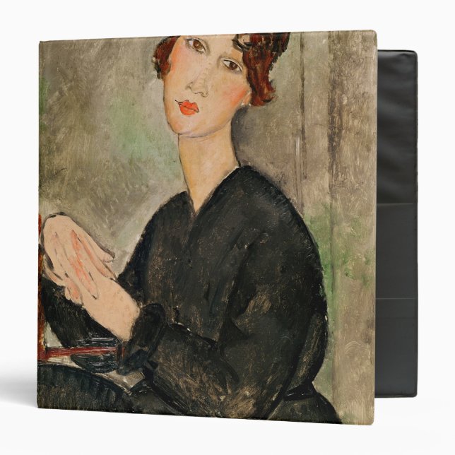 Portrait of Dedie Hayden, 1918 3 Ring Binder (Front/Inside)