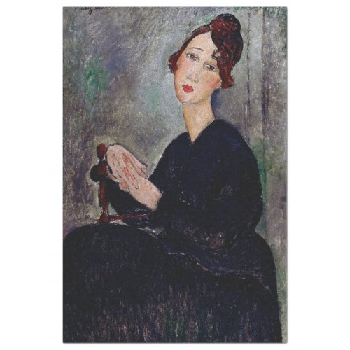Portrait of Dedie Modigliani Tissue Paper