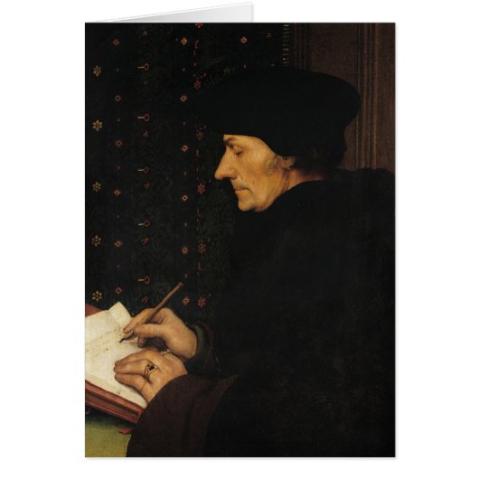 Portrait of Desiderius Erasmus Cards (Front)