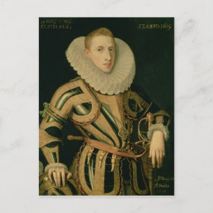 Portrait of Diego de Villamayor, 1609 Postcard