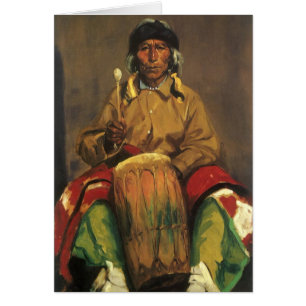 Portrait of Dieguito Roybal by Robert Henri Cards