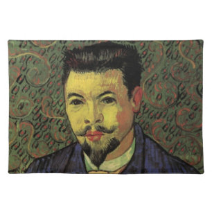 Portrait of Doctor Felix Rey by Vincent van Gogh Cloth Placemat