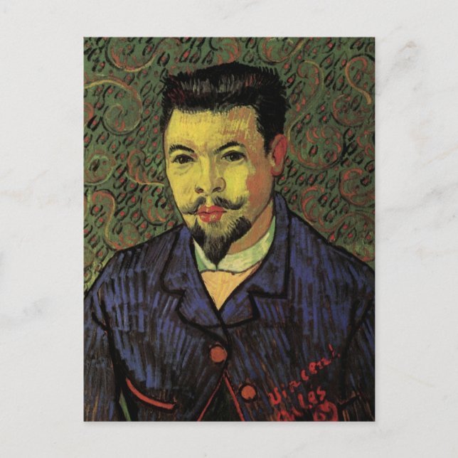 Portrait of Doctor Felix Rey by Vincent van Gogh Postcard (Front)