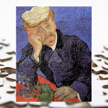 Portrait Of Doctor Gachet By Vincent Van Gogh Jigsaw Puzzle by VanGogh_Gallery at Zazzle