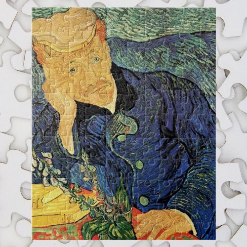 Portrait of Doctor Gachet by Vincent van Gogh Jigsaw Puzzle
