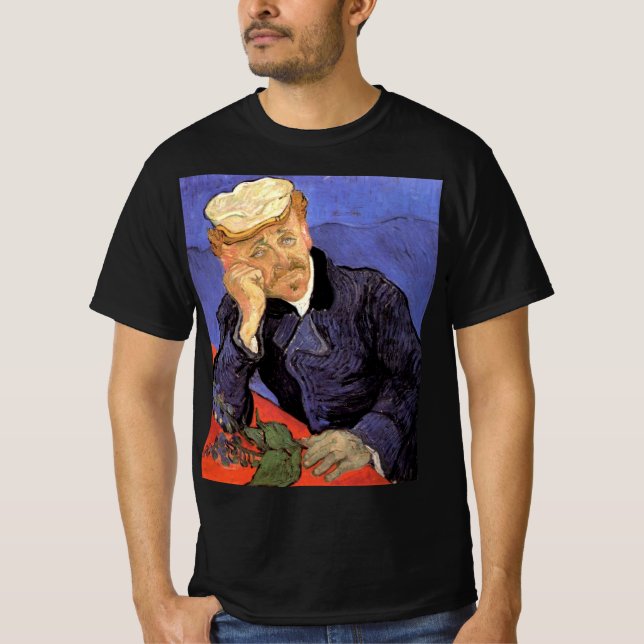 Portrait of Doctor Gachet by Vincent van Gogh T-Shirt (Front)