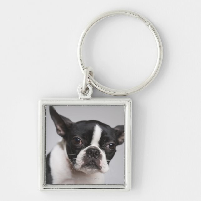 Portrait of dog keychain (Front)