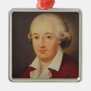 Portrait of Domenico Cimarosa Metal Ornament