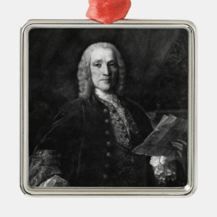 Portrait of Domenico Scarlatti Metal Ornament