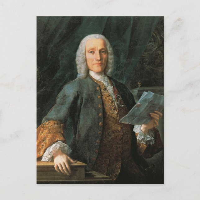 Portrait of Domenico Scarlatti Postcard (Front)