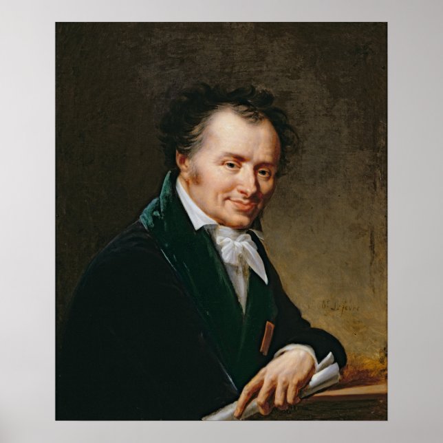 Portrait of Dominique Vivant Baron Denon, 1808 Poster (Front)