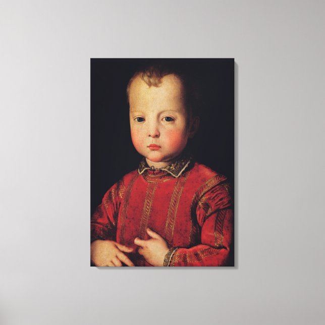 Portrait of Don Garcia Canvas Print (Front)