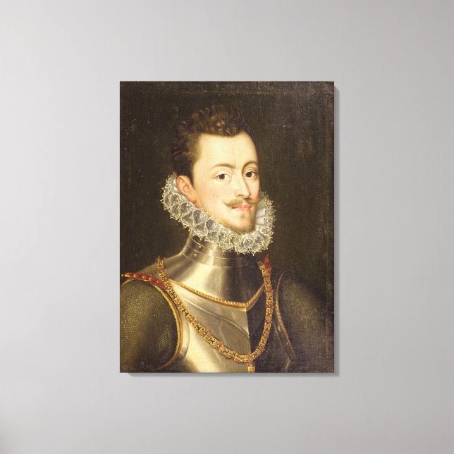 Portrait of Don John of Austria Canvas Print (Front)