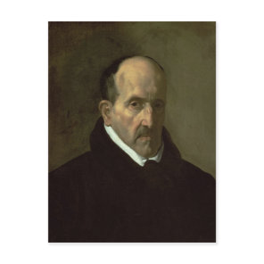 Portrait of Don Luis de Gongora y Argote  1622 Postcard