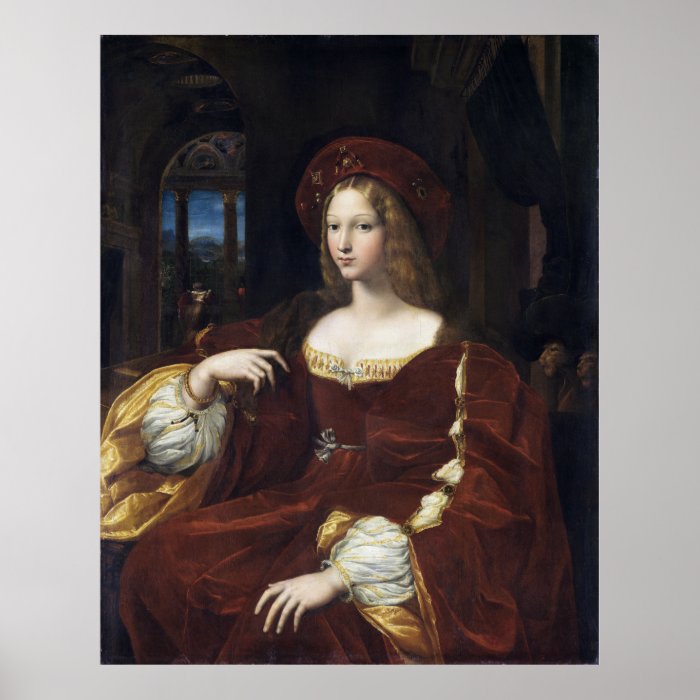 Portrait of Doña Isabel de Requesens by Raphael Print