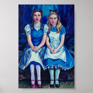 Portrait of Dorothy and Alice-Dark Academia  Poster