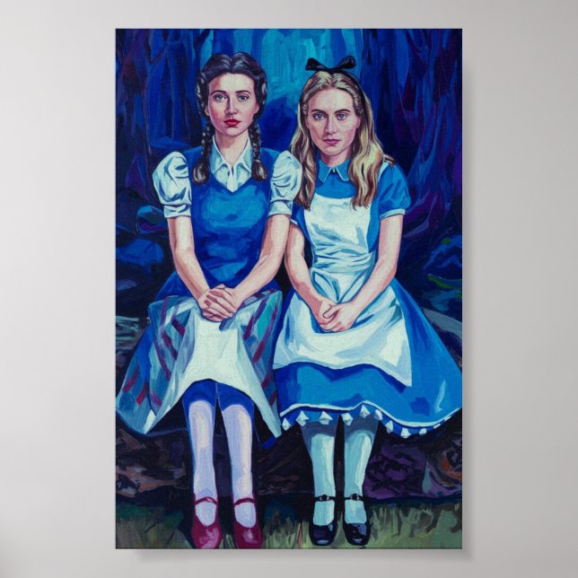 Portrait of Dorothy and Alice-Dark Academia  Poster (Front)
