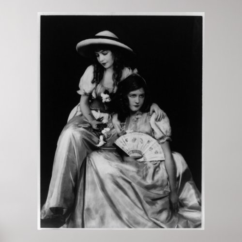 Portrait of Dorothy and Lillian Gish Poster