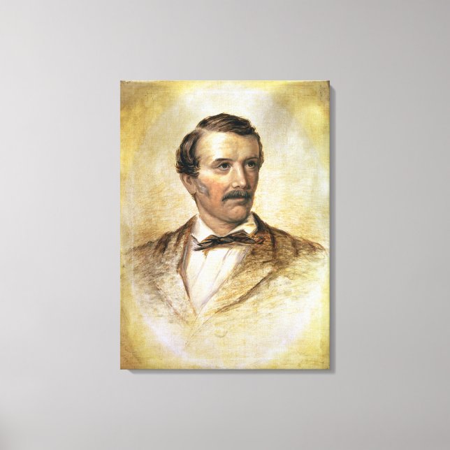 Portrait of Dr David Livingstone Canvas Print (Front)