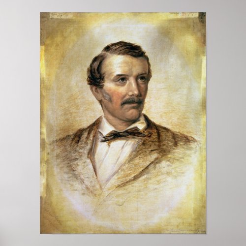 Portrait of Dr David Livingstone Poster